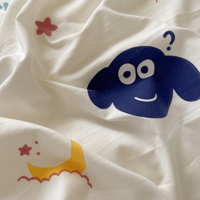 91家纺网 家纺一手货源 找家纺 芷凡家纺 2025新款水洗棉双层纱四件套 暖洋洋