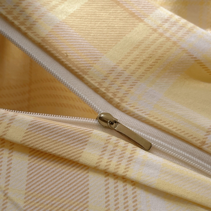 91家纺网 家纺一手货源 找家纺 芷凡家纺 2025新款水洗棉双层纱四件套 希格文