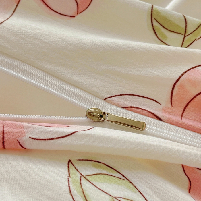 91家纺网 家纺一手货源 找家纺 芷凡家纺 2025新款水洗棉双层纱四件套 莫莉兔