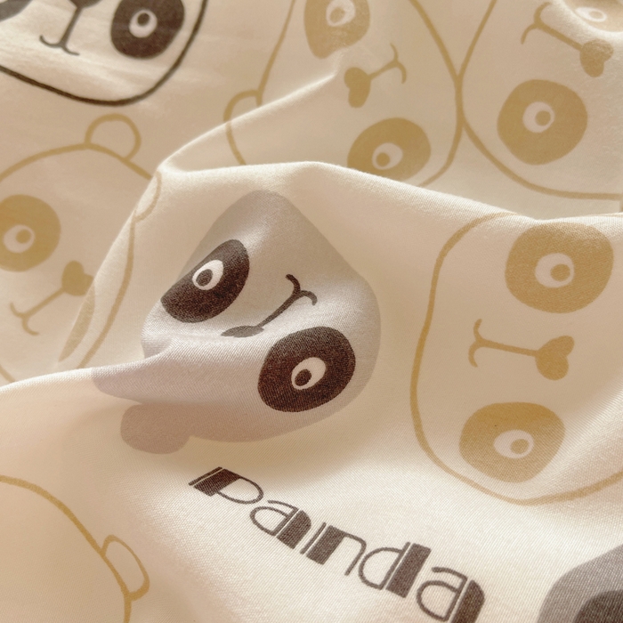 91家纺网 家纺一手货源 找家纺 芷凡家纺 2025新款水洗棉双层纱四件套 小熊联谊