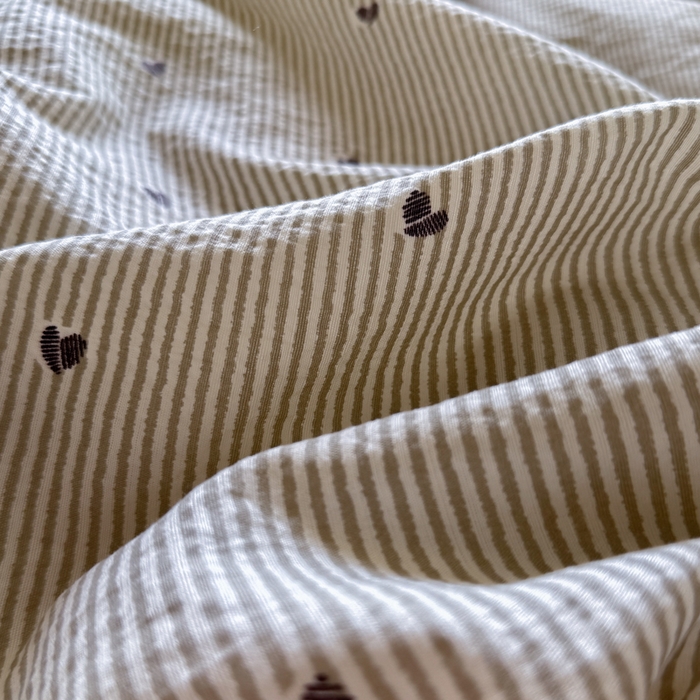 91家纺网 家纺一手货源 找家纺 Mata蔓塔家 2025新款云感双层纱全棉镂空花边四件套 咖啡豆