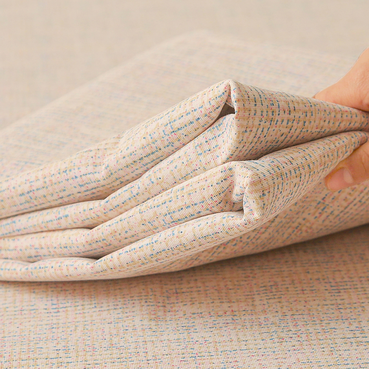 91家纺网 家纺一手货源 找家纺 首爱家纺2025新款工艺款老粗布床单(量大从优) 漫莎