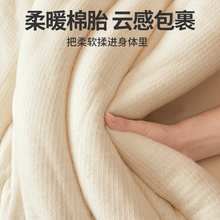 91家纺网 家纺一手货源 找家纺 （总）晓时候2025新款鱼鳞网新疆棉花被棉絮夏被春秋被芯加厚冬被床垫被子-家用款棉花被