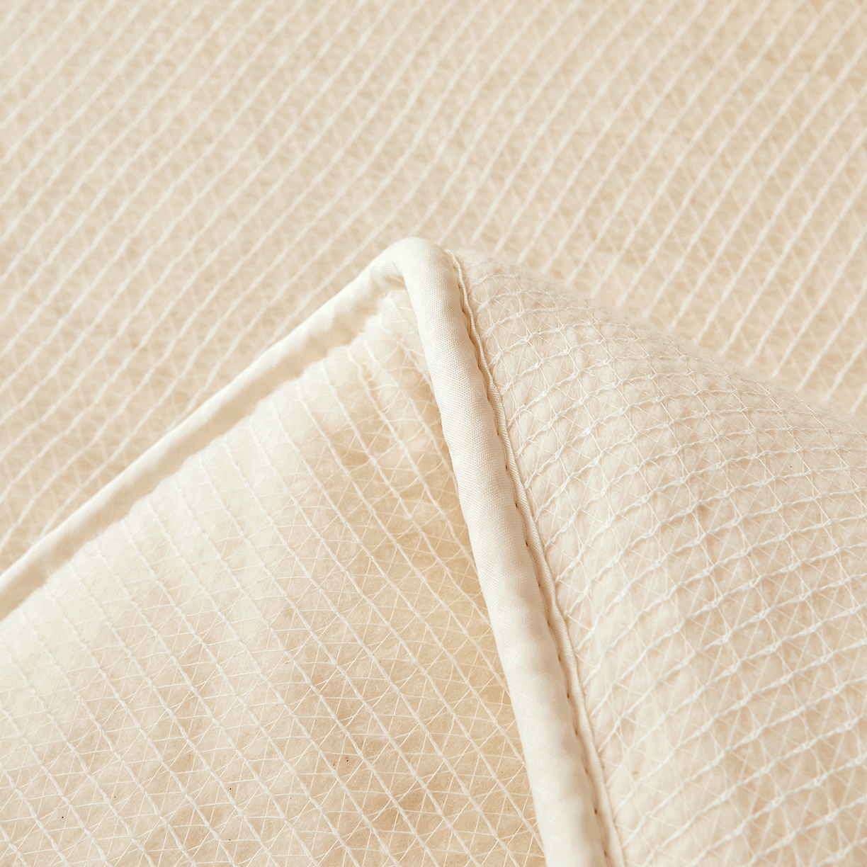 91家纺网 家纺一手货源 找家纺 晓时候2025新款鱼鳞网新疆棉花被棉絮夏被春秋被芯加厚冬被床垫被子-家用款棉花被 白色