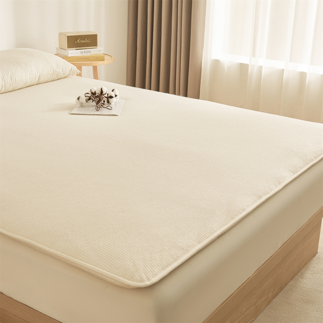 91家纺网 家纺一手货源 找家纺 晓时候2025新款鱼鳞网棉胎新疆棉花被棉絮被芯加厚冬被春秋被芯床垫被子-家用款