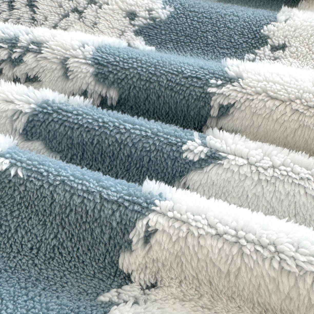 91家纺网 家纺一手货源 找家纺 春妮家纺 2025新款加厚羊羔绒阳离子双层盖毯舒棉绒毛毯 拉斐尔-幽蓝