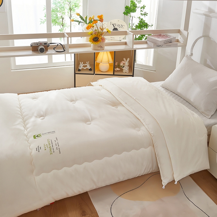 91家纺网 家纺一手货源 找家纺 （总）栩裕纺织 2025新款水洗棉学生大豆棉子母被系列