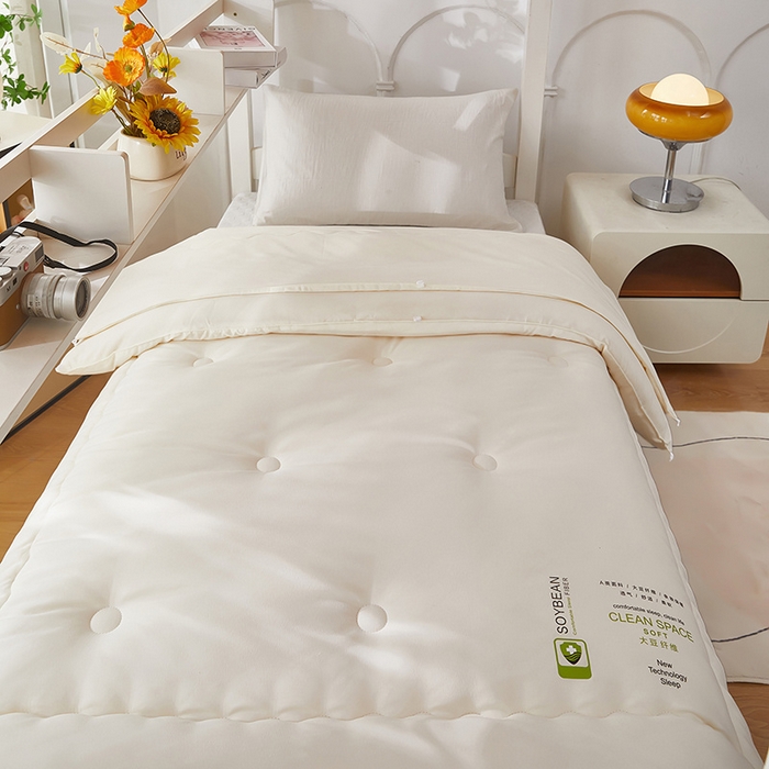 91家纺网 家纺一手货源 找家纺 （总）凤杰家纺 2025新款水洗棉学生大豆棉子母被系列