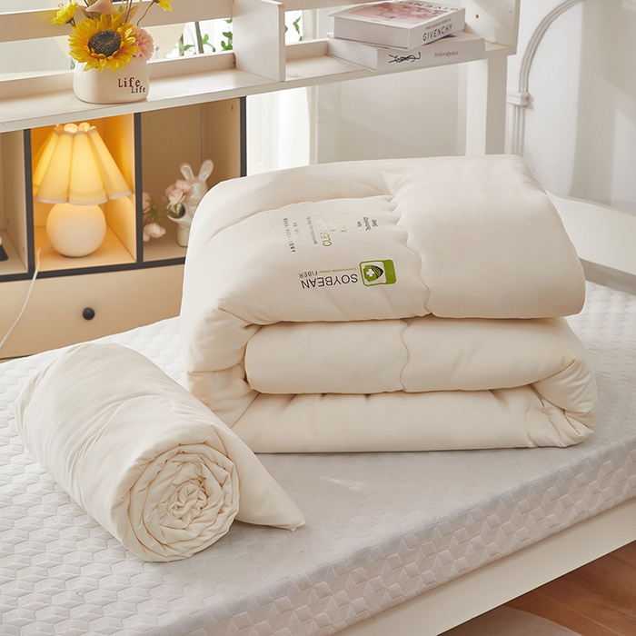 91家纺网 家纺一手货源 找家纺 （总）凤杰家纺 2025新款水洗棉学生大豆棉子母被系列