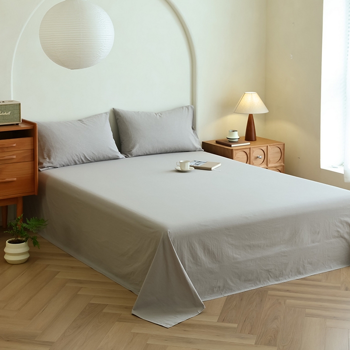 91家纺网 家纺一手货源 找家纺 小叮当家纺仓储工厂店 2025新款A类无印风里外全棉水洗棉新疆棉花夏被夏凉被空调被 安格尔灰