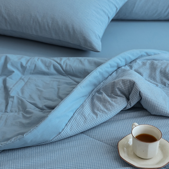 91家纺网 家纺一手货源 找家纺 小叮当家纺仓储工厂店 2025新款A类无印风里外全棉水洗棉新疆棉花夏被夏凉被空调被 安格尔兰