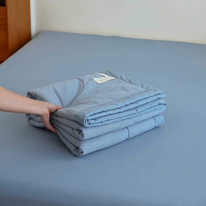 91家纺网 家纺一手货源 找家纺 小叮当家纺仓储工厂店 2025新款A类无印风里外全棉水洗棉新疆棉花夏被夏凉被空调被 安格尔兰