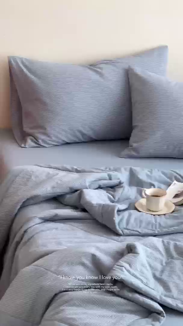 91家纺网 家纺一手货源 找家纺 小叮当家纺仓储工厂店 2025新款A类无印风里外全棉水洗棉新疆棉花夏被夏凉被空调被 安格尔兰