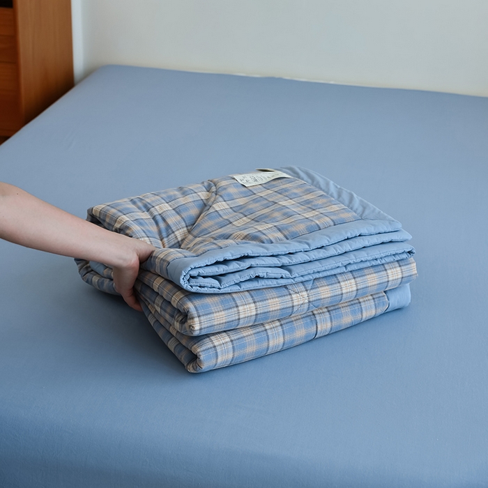 91家纺网 家纺一手货源 找家纺 小叮当家纺仓储工厂店 2025新款A类无印风里外全棉水洗棉新疆棉花夏被夏凉被空调被 巴洛咖