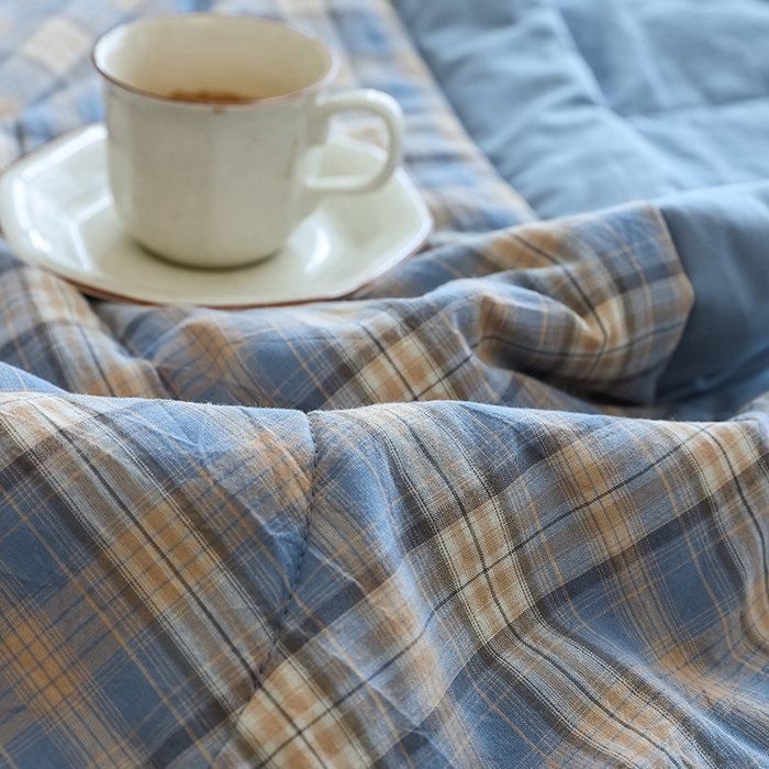 91家纺网 家纺一手货源 找家纺 小叮当家纺仓储工厂店 2025新款A类无印风里外全棉水洗棉新疆棉花夏被夏凉被空调被 巴洛咖