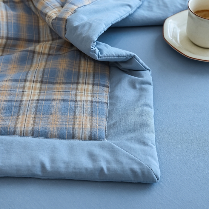 91家纺网 家纺一手货源 找家纺 小叮当家纺仓储工厂店 2025新款A类无印风里外全棉水洗棉新疆棉花夏被夏凉被空调被 巴洛咖