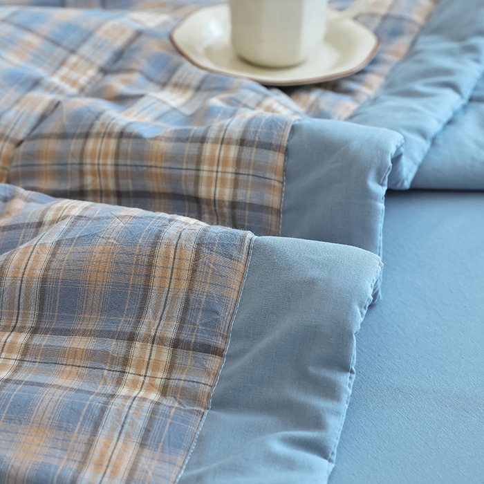 91家纺网 家纺一手货源 找家纺 小叮当家纺仓储工厂店 2025新款A类无印风里外全棉水洗棉新疆棉花夏被夏凉被空调被 巴洛咖