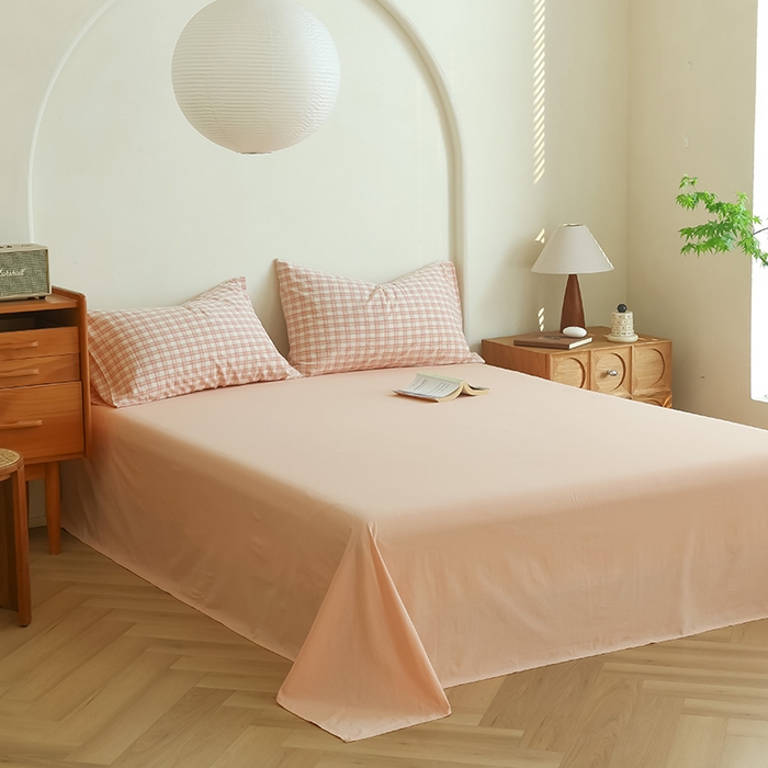 91家纺网 家纺一手货源 找家纺 小叮当家纺仓储工厂店 2025新款A类无印风里外全棉水洗棉新疆棉花夏被夏凉被空调被 朵拉粉