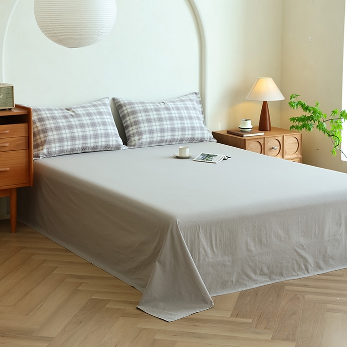 91家纺网 家纺一手货源 找家纺 小叮当家纺仓储工厂店 2025新款A类无印风里外全棉水洗棉新疆棉花夏被夏凉被空调被 光年灰