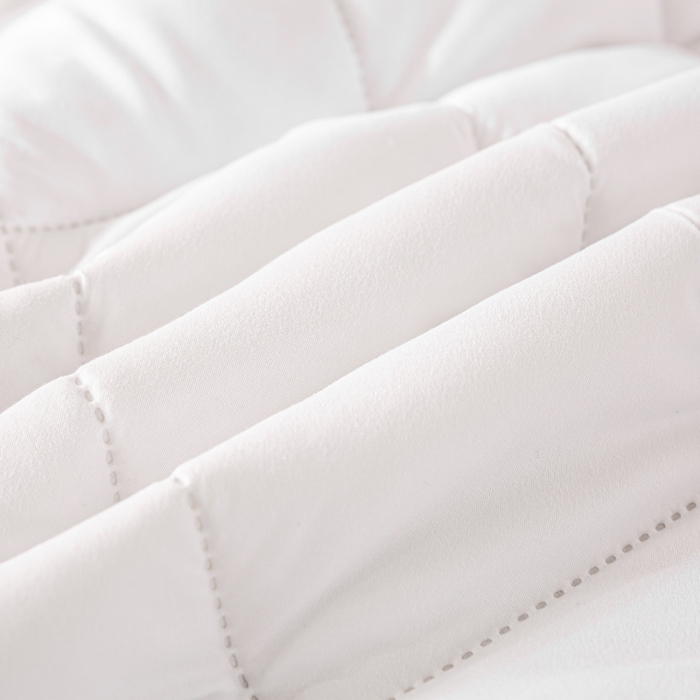 91家纺网 家纺一手货源 找家纺 憨豆家纺 2025新款水洗棉磨毛夹棉床笠四季床垫褥子床护垫薄款学生宿舍榻榻米垫被跨境加棉保护垫升级床笠款-白色