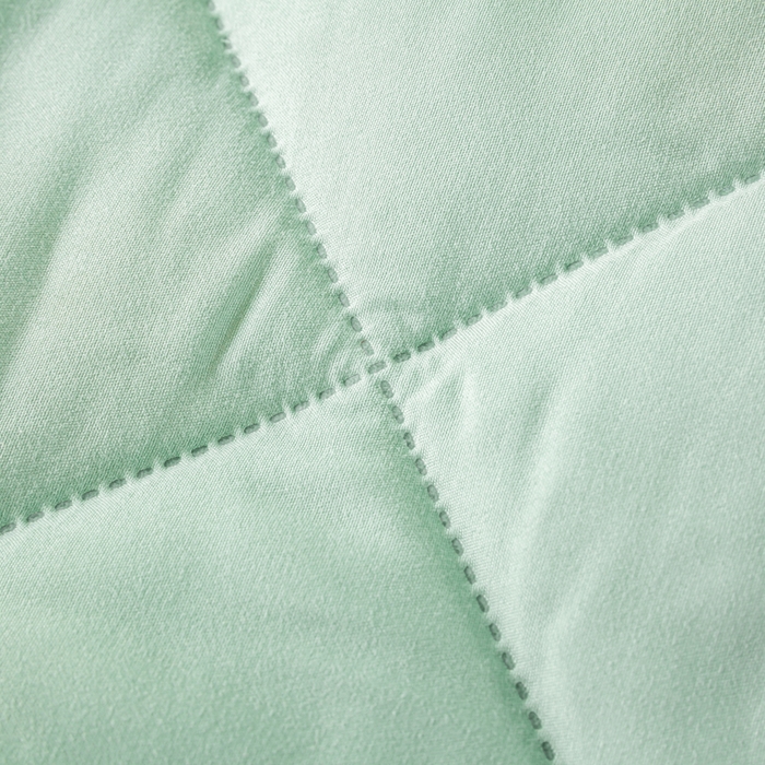 91家纺网 家纺一手货源 找家纺 憨豆家纺 2025新款水洗棉磨毛夹棉床笠四季床垫褥子床护垫薄款学生宿舍榻榻米垫被跨境加棉保护垫升级床笠款-青色