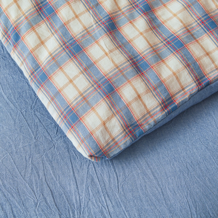 91家纺网 家纺一手货源 找家纺 爱屋及屋 2025新款水洗棉可拆洗棉花被被子被芯 贝拉蓝