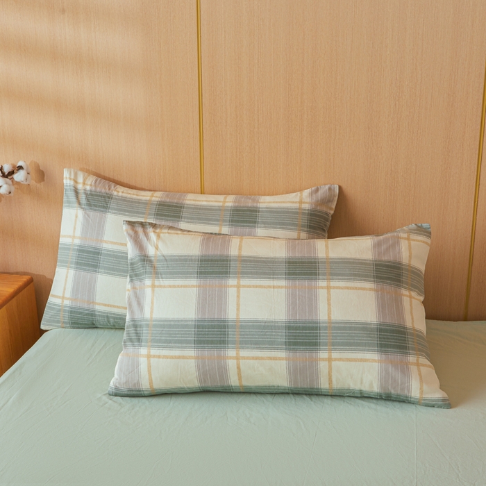 91家纺网 家纺一手货源 找家纺 爱屋及屋 2025新款水洗棉可拆洗棉花被被子被芯 韵绿格