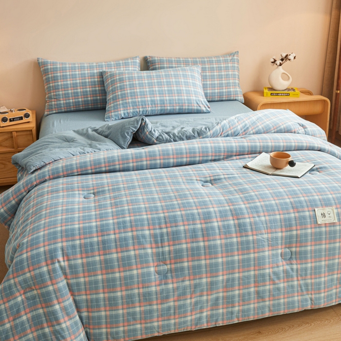 91家纺网 家纺一手货源 找家纺 （总）爱屋及屋 2025新款无印风水洗棉棉花冬被被子被芯