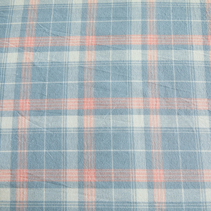 91家纺网 家纺一手货源 找家纺 爱屋及屋 2025新款无印风水洗棉棉花冬被被子被芯 格韵蓝