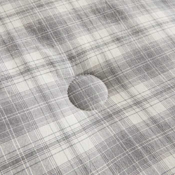 91家纺网 家纺一手货源 找家纺 爱屋及屋 2025新款无印风水洗棉棉花冬被被子被芯 光年灰