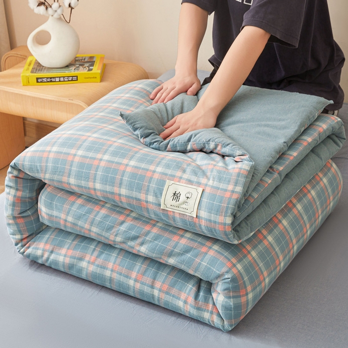 91家纺网 家纺一手货源 找家纺 （总）爱屋及屋 2025新款无印风水洗棉棉花冬被被子被芯