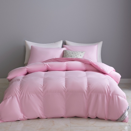 91家纺网 家纺一手货源 找家纺 （总）全棉扭花羽绒被加厚保暖95白鹅绒被子秋冬春秋被冬被直播供货