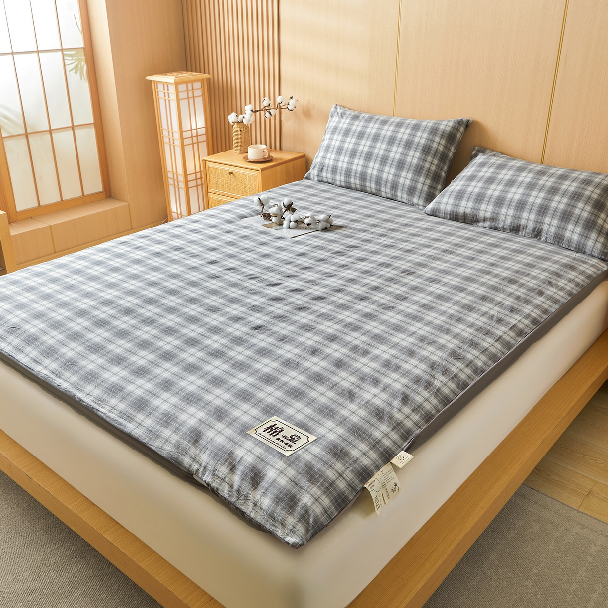 91家纺网 家纺一手货源 找家纺 （总）晓时候 20252新款可拆洗新疆棉花床垫被褥子学生宿舍亲肤水洗棉棉花床垫-家用款