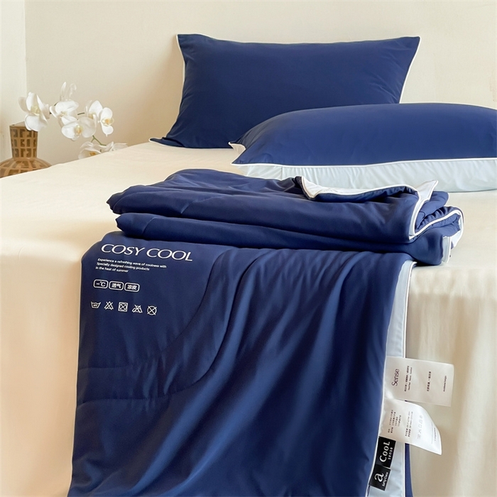 91家纺网 家纺一手货源 找家纺 （总）佳汐蓝家纺 2025新款岛屿漫游凉感夏被