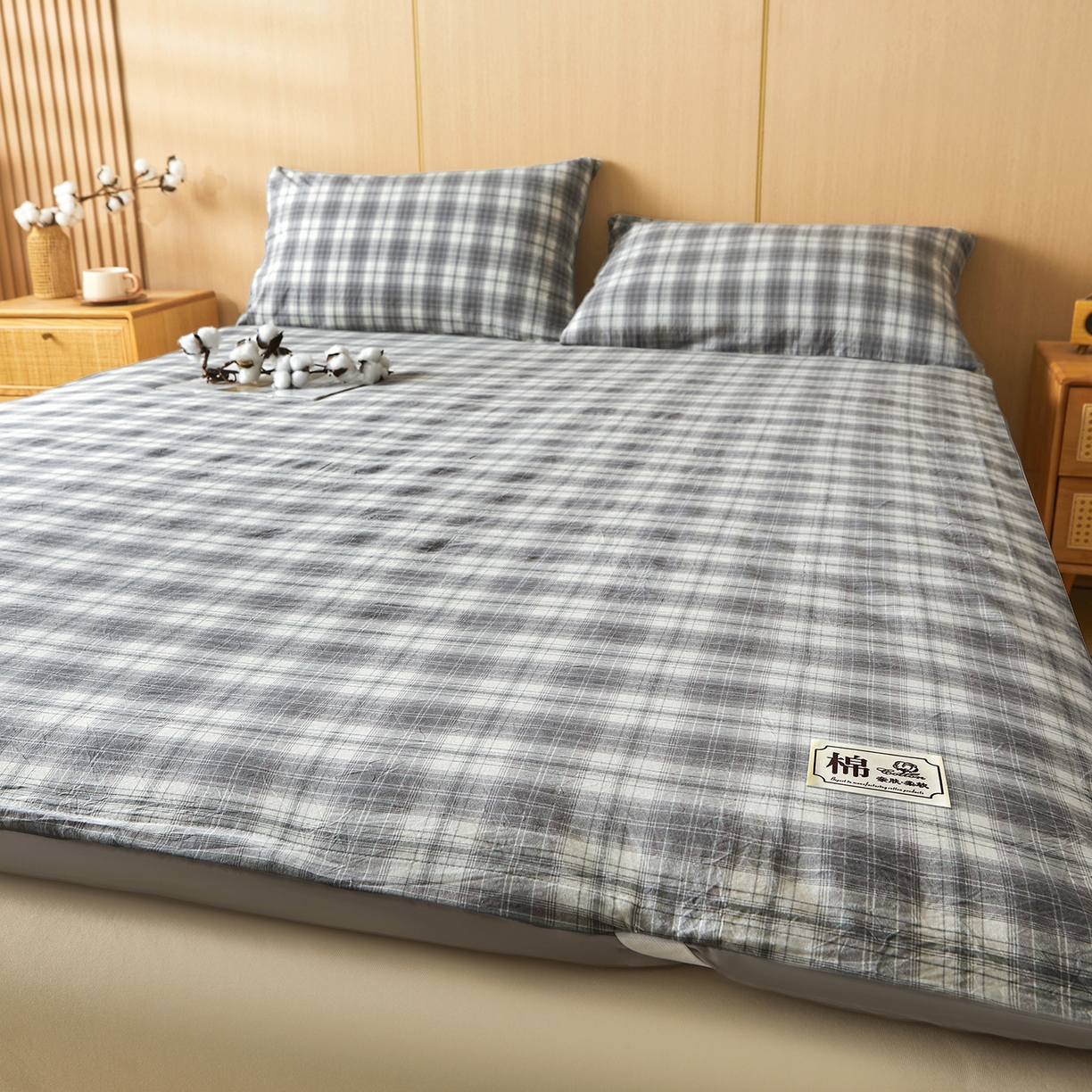 91家纺网 家纺一手货源 找家纺 （总）晓时候 20252新款可拆洗新疆棉花床垫被褥子学生宿舍亲肤水洗棉棉花床垫-家用款