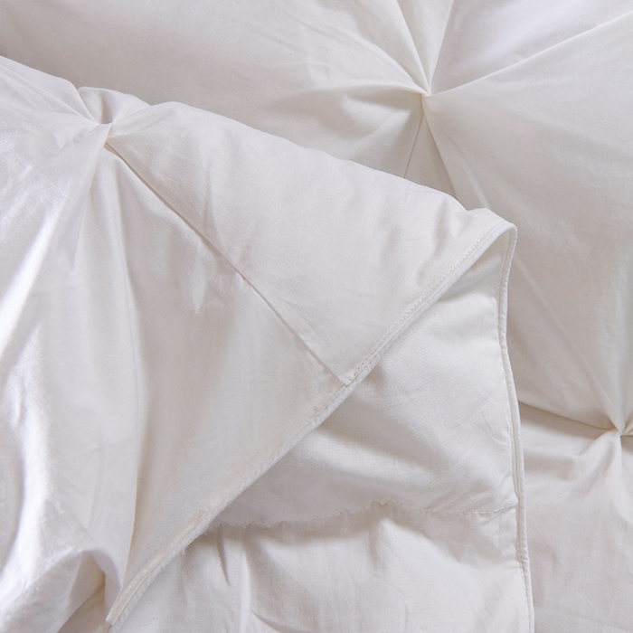 91家纺网 家纺一手货源 找家纺 全棉扭花羽绒被壳羽毛被加厚保暖95白鹅绒被子秋冬春秋被冬被直播供货