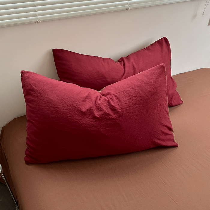 91家纺网 家纺一手货源 找家纺 思诺羽床笠 2025新款水洗棉四件套 莓莓巧芯