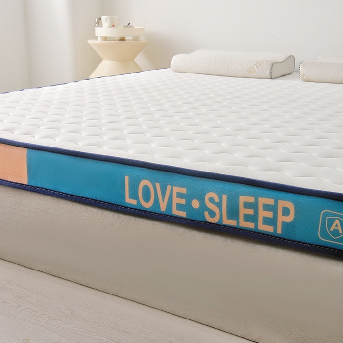 91家纺网 家纺一手货源 找家纺 苏赫床垫 2025新款牛奶丝乳胶床垫立体款床垫 白色-波纹