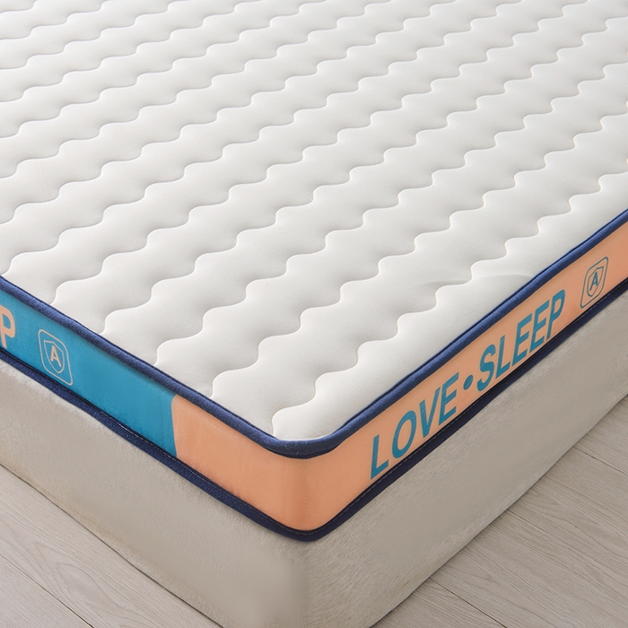 91家纺网 家纺一手货源 找家纺 苏赫床垫 2025新款牛奶丝乳胶床垫立体款床垫 白色-波纹