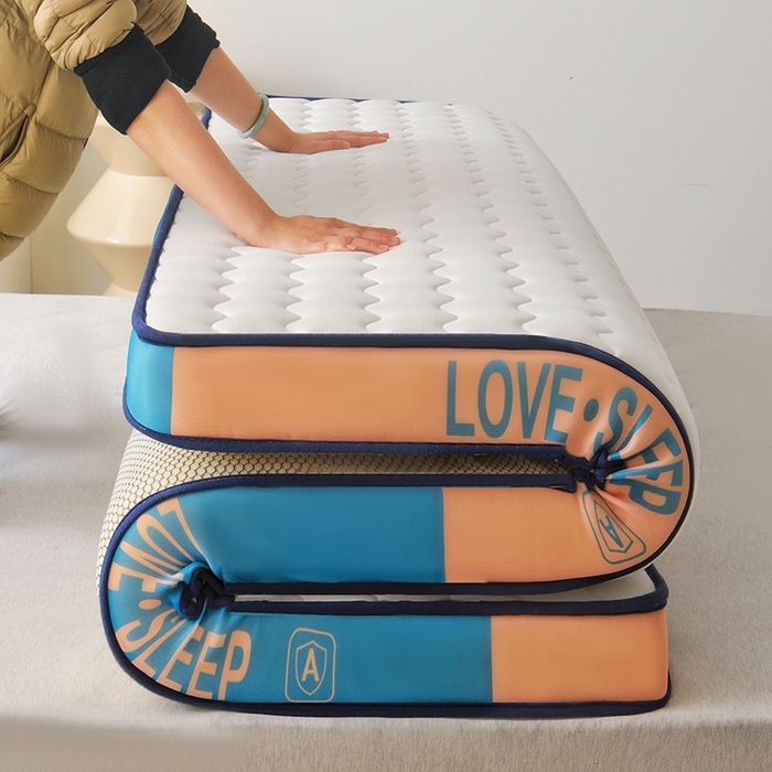 苏赫床垫 2025新款牛奶丝乳胶床垫立体款床垫 白色-波纹