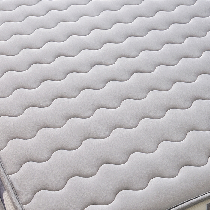 91家纺网 家纺一手货源 找家纺 苏赫床垫 2025新款牛奶丝乳胶床垫立体款床垫 灰色波纹