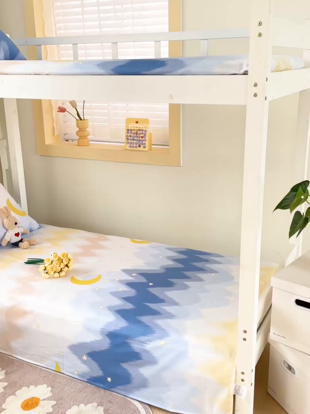 91家纺网 家纺一手货源 找家纺 名兮家居 2025新款全棉纯棉13372学生床上下铺单床单 星辰入梦