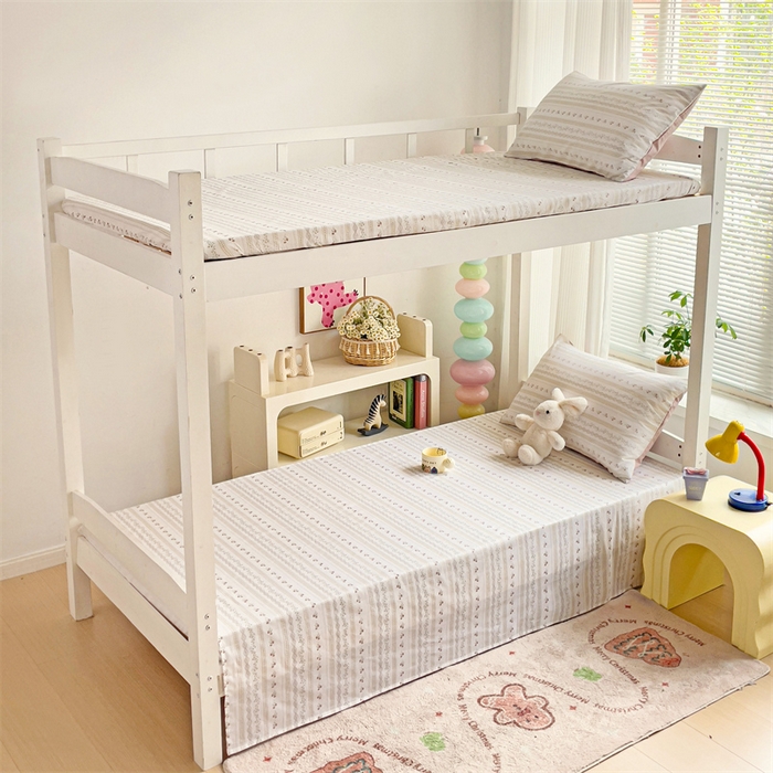 91家纺网 家纺一手货源 找家纺 （总）名兮家居 2025新款全棉纯棉13372学生床上下铺单床单