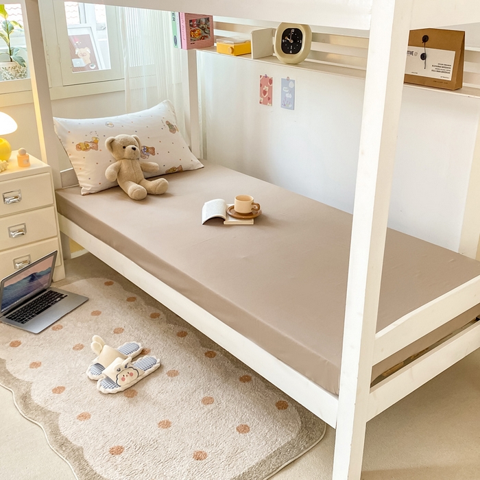 91家纺网 家纺一手货源 找家纺 （总）芷凡家纺 2025新款水洗棉双层纱学生三件套宿舍上下铺三件套