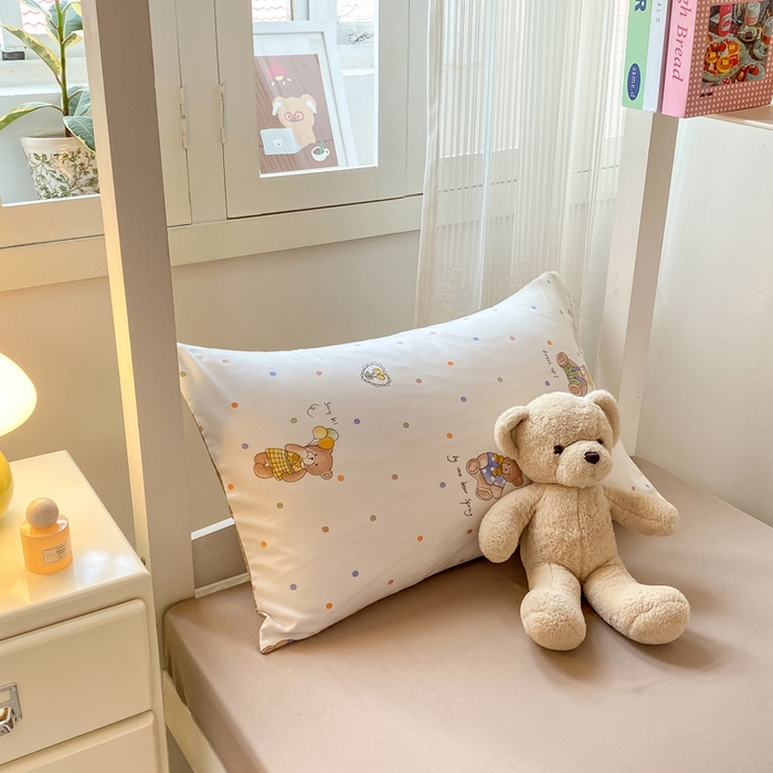 91家纺网 家纺一手货源 找家纺 （总）芷凡家纺 2025新款水洗棉双层纱学生三件套宿舍上下铺三件套