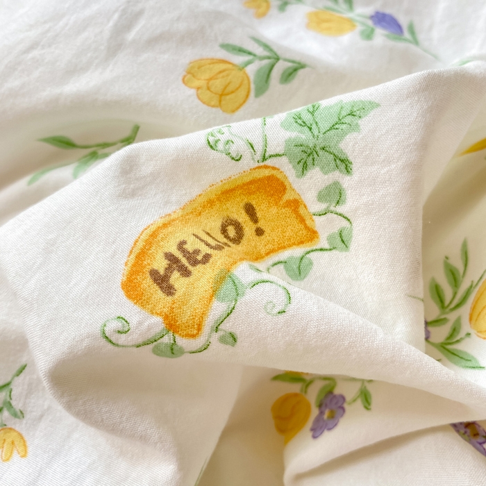 91家纺网 家纺一手货源 找家纺 芷凡家纺 2025新款水洗棉双层纱学生三件套宿舍上下铺三件套 小南瓜