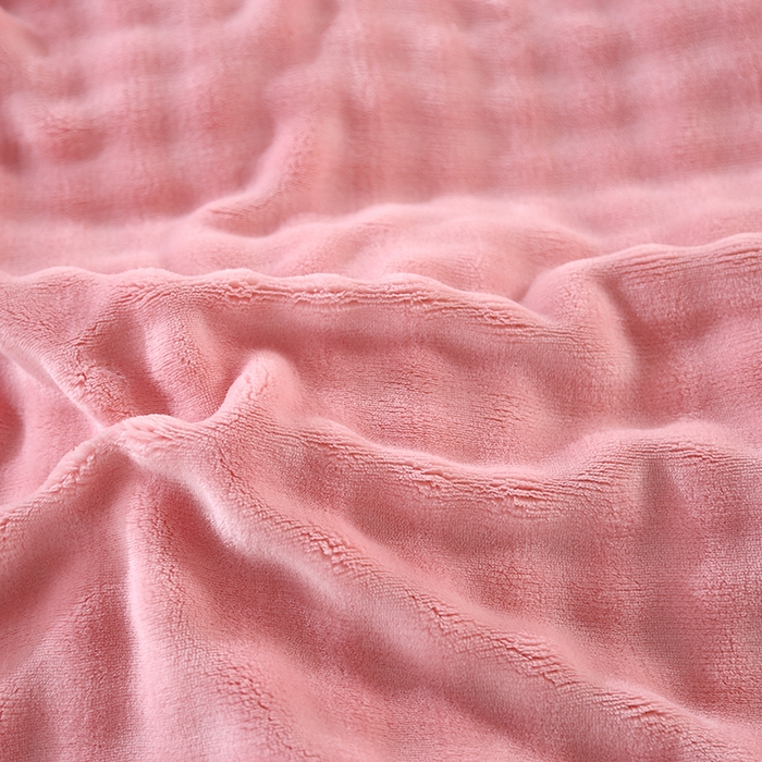 91家纺网 家纺一手货源 找家纺 昊恩毛毯 2025新款双面牛奶绒被套 单被套被套单件 胭脂粉