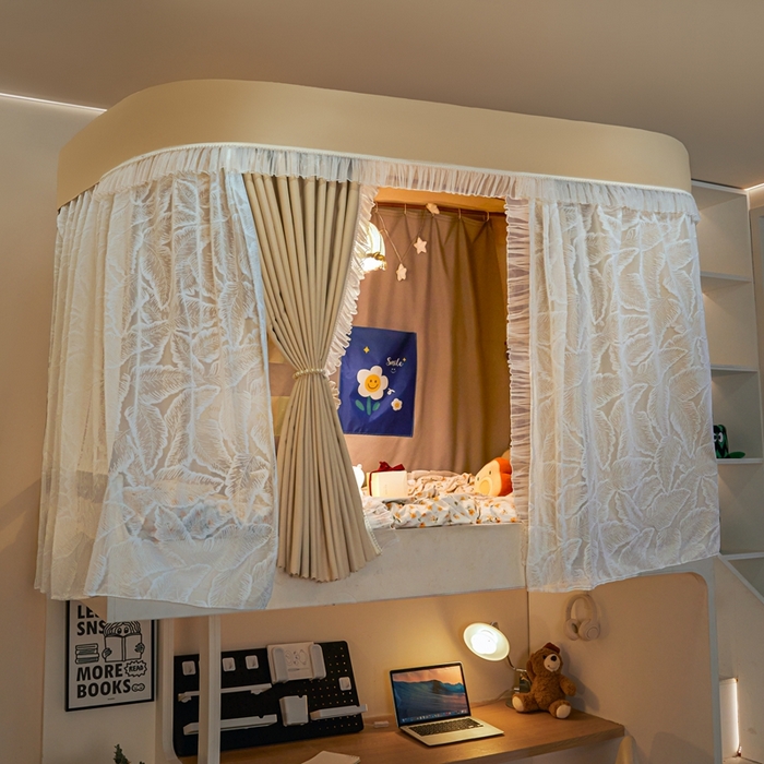 91家纺网 家纺一手货源 找家纺 （总）飞轮海蚊帐 2025新款雪尼尔法式遮光床帘-XD系列