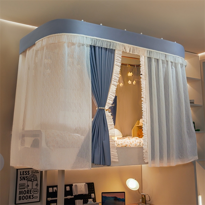 91家纺网 家纺一手货源 找家纺 （总）飞轮海蚊帐 2025新款雪尼尔法式遮光床帘-XD系列