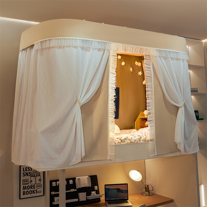 91家纺网 家纺一手货源 找家纺 （总）飞轮海蚊帐 2025新款雪尼尔法式遮光床帘-XD系列